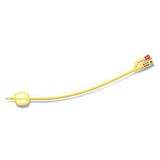 CATETERE FOLEY IN SILICONE 2 VIE DIAMETRO CH 18 PUNTA NELATON CON PALLONCINO 10 ML 1 PEZZO