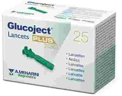 LANCETTE PUNGIDITO GLUCOJECT LACETS PLUS GAUGE 33 25 PEZZI