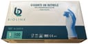 GUANTO MONOUSO BL-GUNIT IN NITRILE BLU NON STERILE SENZA POLVERE CON BORDO AMBIDESTRO MISURA SMALL 100 PEZZI