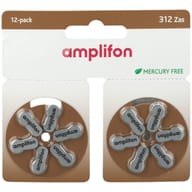 AMPLIFON PILA 312 MERCURY FREE 12 PEZZI