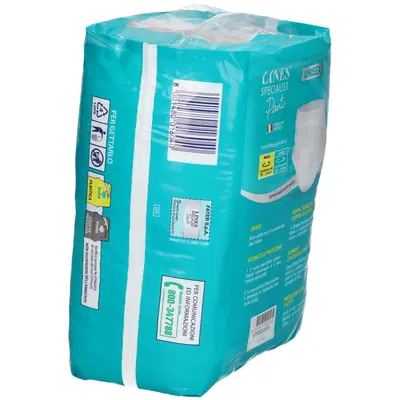 LINES SPECIALIST PANTS SUPER M X 9 PANNOLONE MUTANDINA INDOSSABILE COME NORMALE BIANCHERIA TIPO PULL-ON LINES SPECIALIST PANTS SUPER M X 9 PANNOLONE MUTANDINA INDOSSABILE COME NORMALE BIANCHERIA TIPO PULL-ON