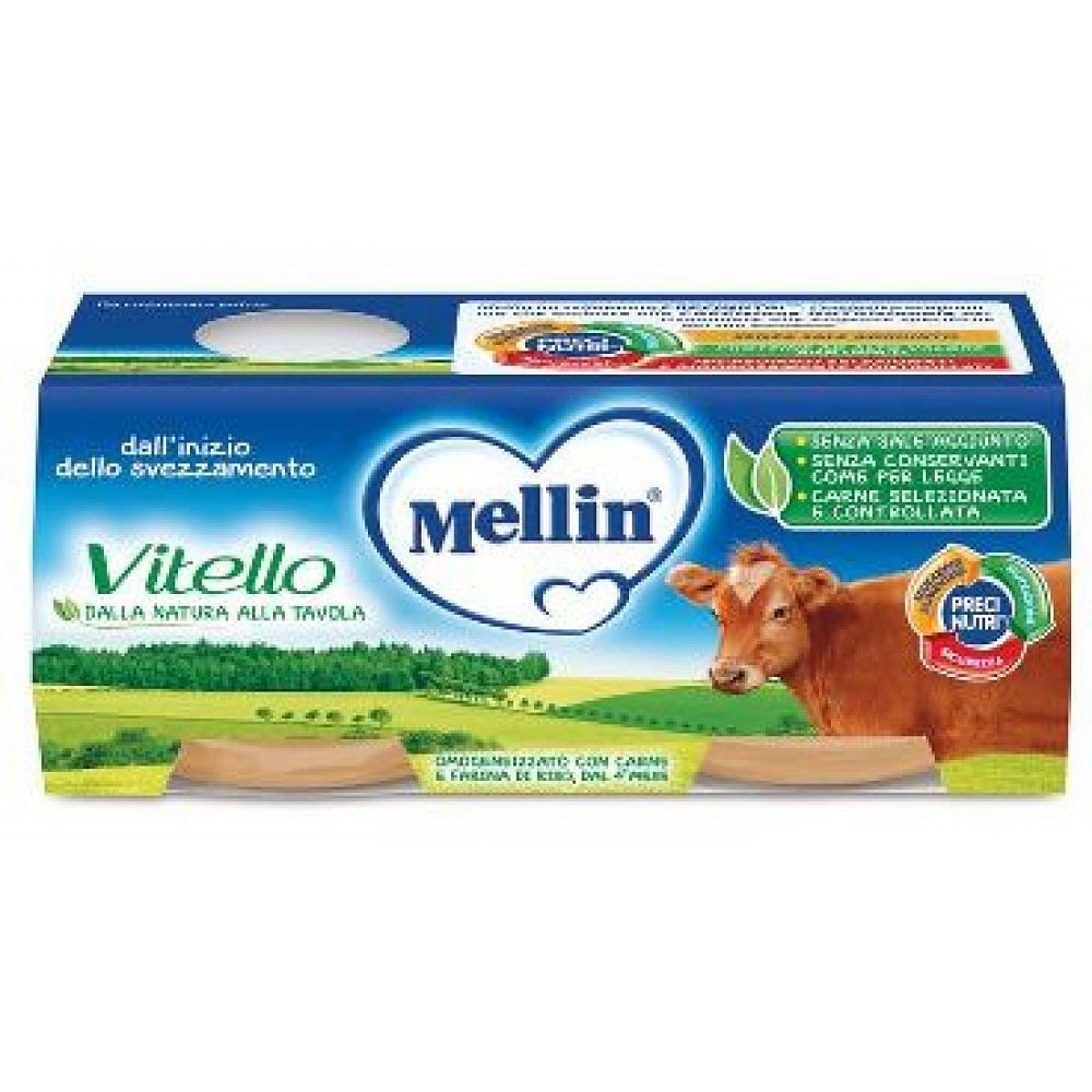 Mellin Omogeneizzato Vitello 2 X 120 G