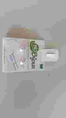 ORECCHINO PERLA 8 MM WHITE