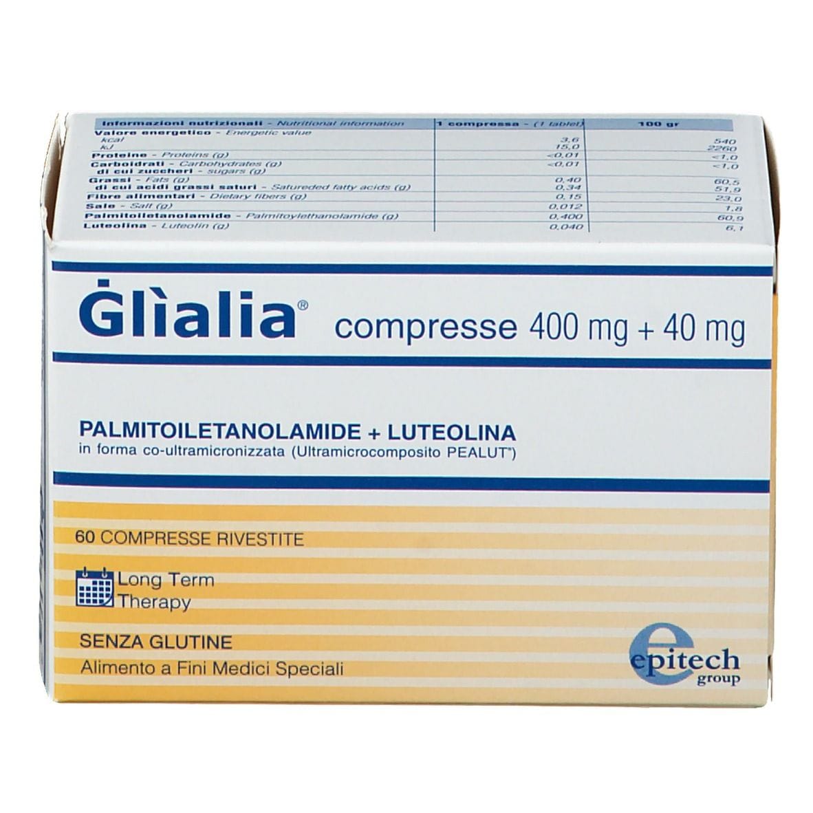 GLIALIA 400 MG + 40 MG 60 COMPRESSE