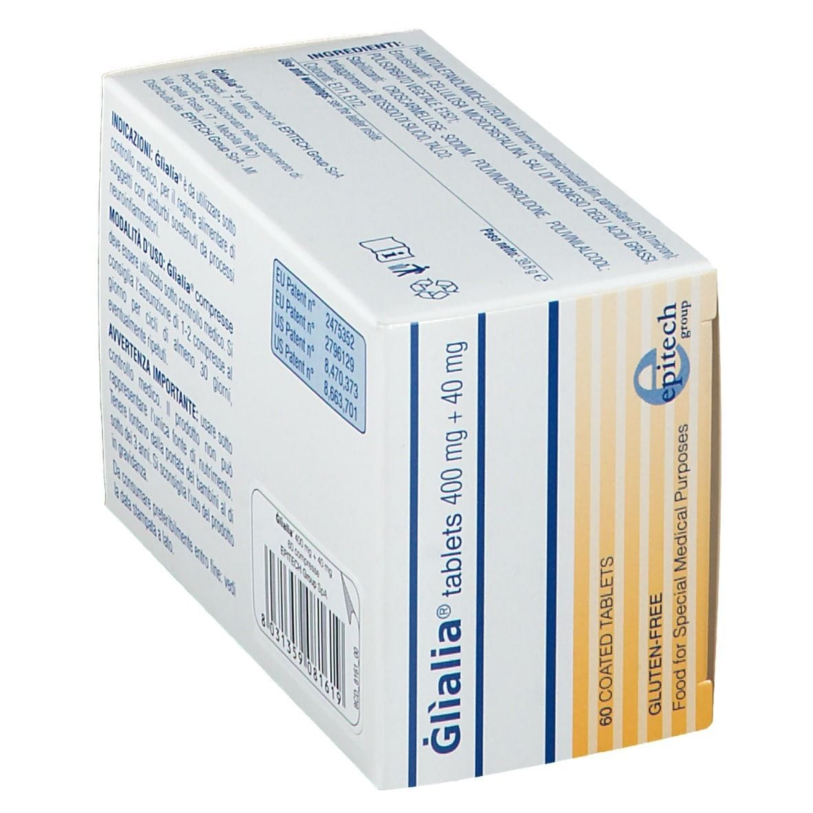 GLIALIA 400 MG + 40 MG 60 COMPRESSE