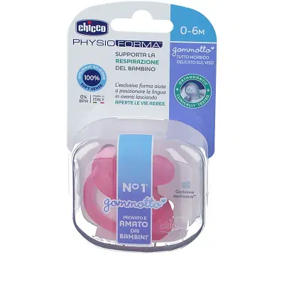 CHICCO GOMMOTTO IN SILICONE GIRL 0-6 MESI 1 PEZZO CHICCO GOMMOTTO IN SILICONE GIRL 0-6 MESI 1 PEZZO