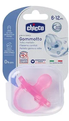 CHICCO GOMMOTTO IN SILICONE GIRL 6-16 MESI 1 PEZZO CHICCO GOMMOTTO IN SILICONE GIRL 6-16 MESI 1 PEZZO