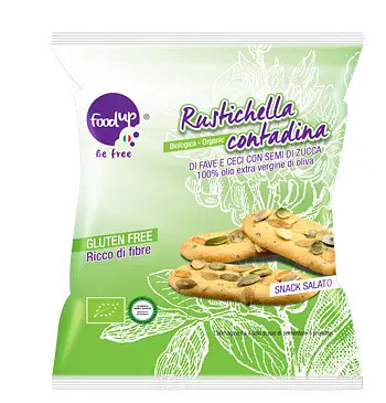 RUSTICHELLA CONTADINA BIO DI FAVE E CECI CON SEMI DI ZUCCA 35 G RUSTICHELLA CONTADINA BIO DI FAVE E CECI CON SEMI DI ZUCCA 35 G