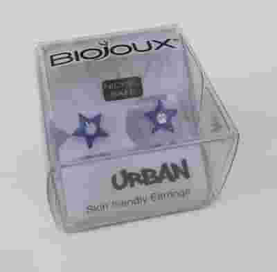 BJU161 ORECCHINI STELLA ZAFFIRI STAINLESS STEEL