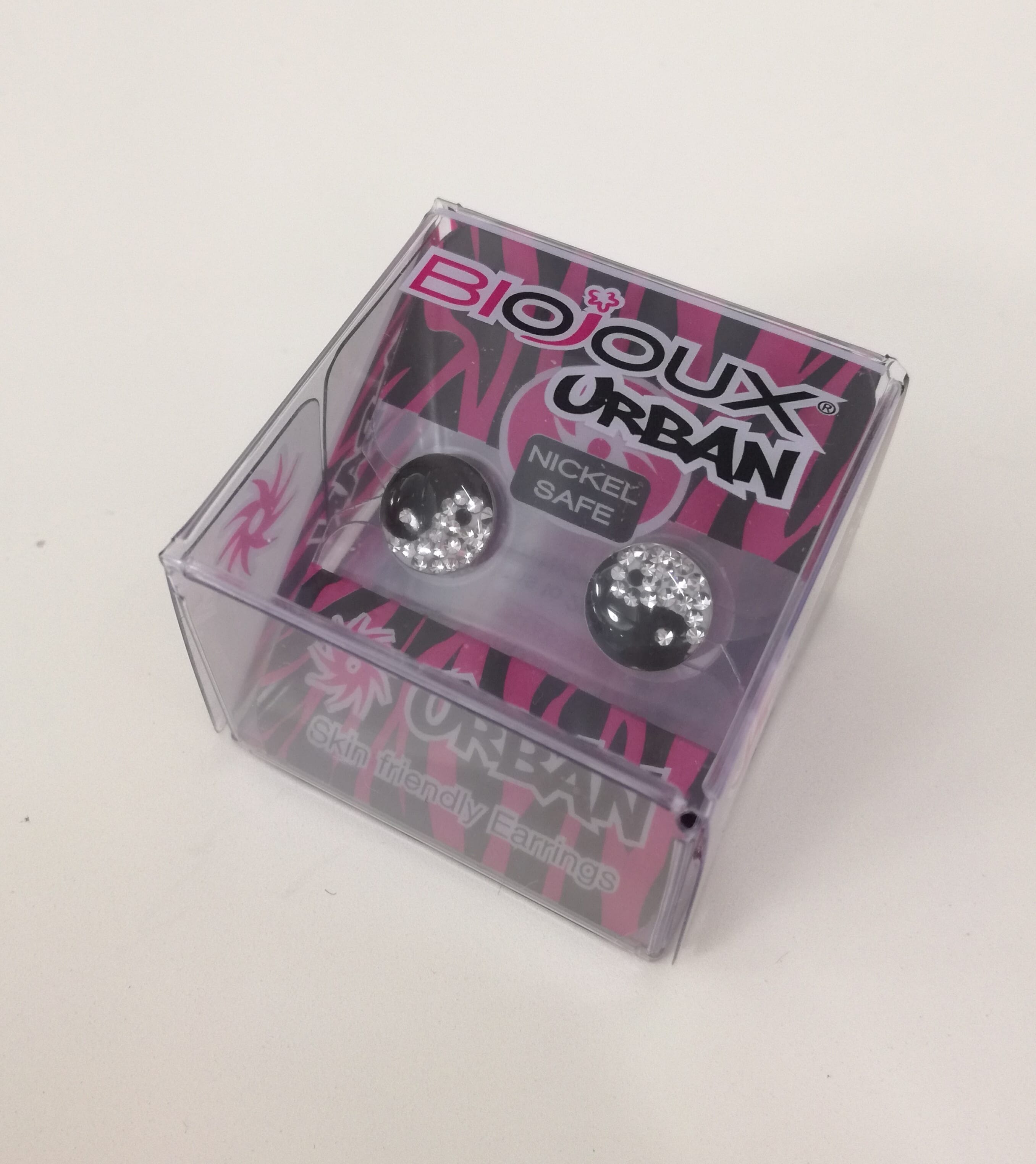 BJU355 ORECCHINI YIN&YANG STAINLESS STEEL