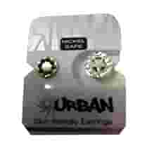 BJU901 ORECCHINI STELLA SPUNTATA STAINLESS STEEL