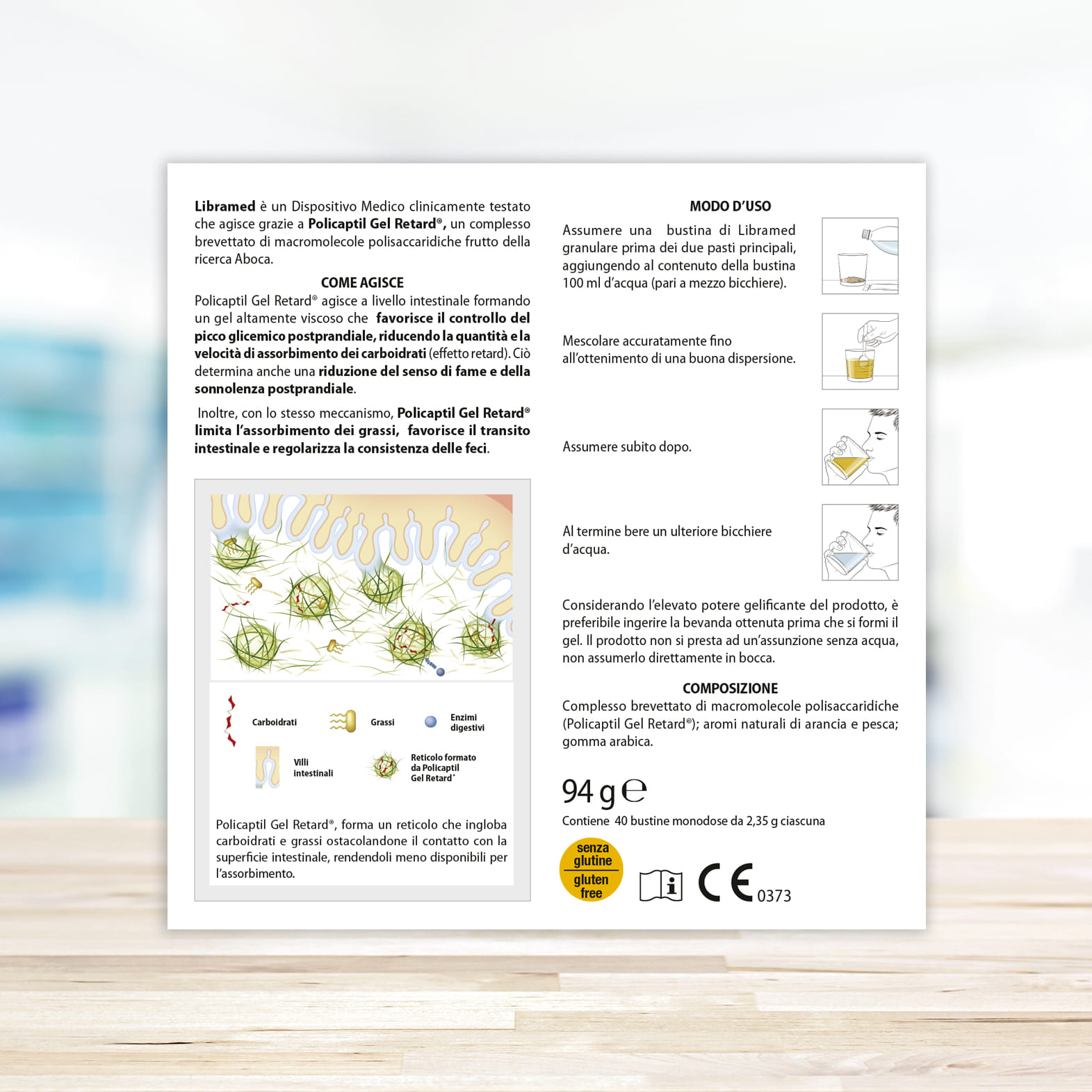 LIBRAMED FITOMAGRA 40 BUSTINE GRANULARI DA 2,35 G