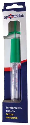 APOTEKLAB TERMOMETRO CLINICO SENZA MERCURIO CON AGITATORE APOTEKLAB TERMOMETRO CLINICO SENZA MERCURIO CON AGITATORE
