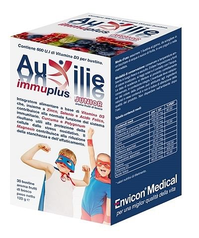 Auxilie Immuplus Junior Solubile 30 Stick Pack