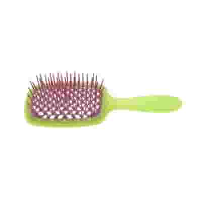 SPAZZOLA FAMIGLIA SUPERBRUSH VERDE CON RICCIO FUCSIA