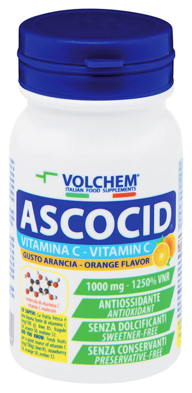 ASCOCID 60 COMPRESSE MASTICABILI GUSTO ARANCIA