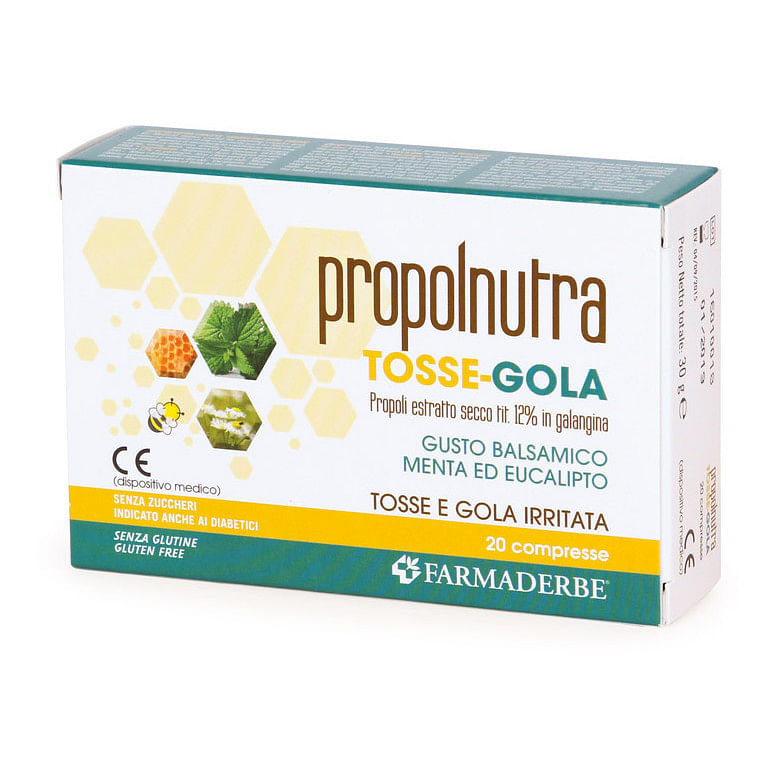 Propolnutra Tosse Gola 20 Compresse Masticabili