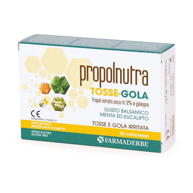 Propolnutra Tosse Gola 20 Compresse Masticabili
