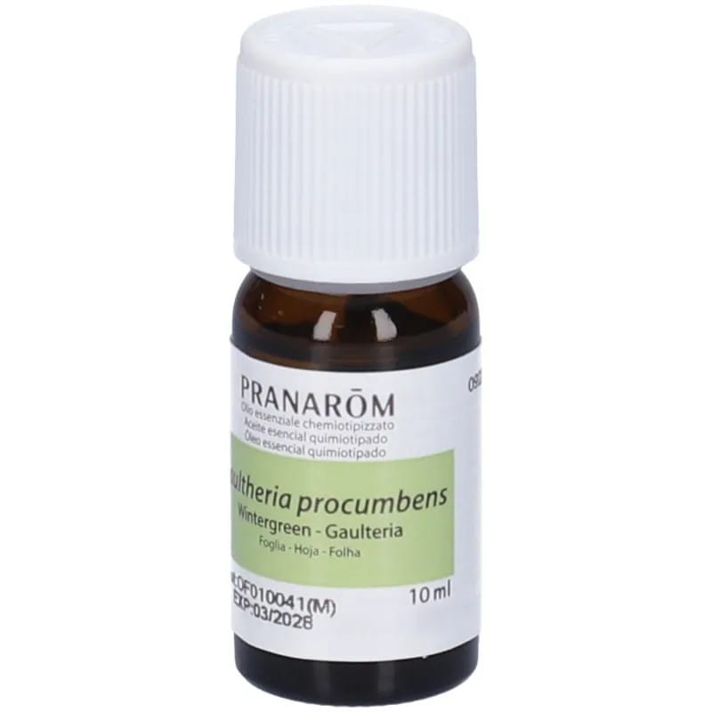 Pranarom Wintergreen Foglie Olio Essenziale 10 Ml