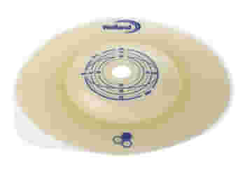 PLACCA PER COLOSTOMIA CONVESSA AURUM2 DIAMETRO 25 MM FLANGIA 55 MM 5 PEZZI