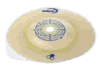 PLACCA PER COLOSTOMIA CONVESSA AURUM2 DIAMETRO 29 MM FLANGIA 55 MM 5 PEZZI