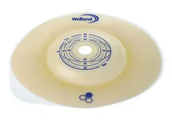 PLACCA PER COLOSTOMIA CONVESSA RITAGLIABILE AURUM2 DIAMETRO 13-48 MM FLANGIA 70 MM 5 PEZZI PLACCA PER COLOSTOMIA CONVESSA RITAGLIABILE AURUM2 DIAMETRO 13-48 MM FLANGIA 70 MM 5 PEZZI