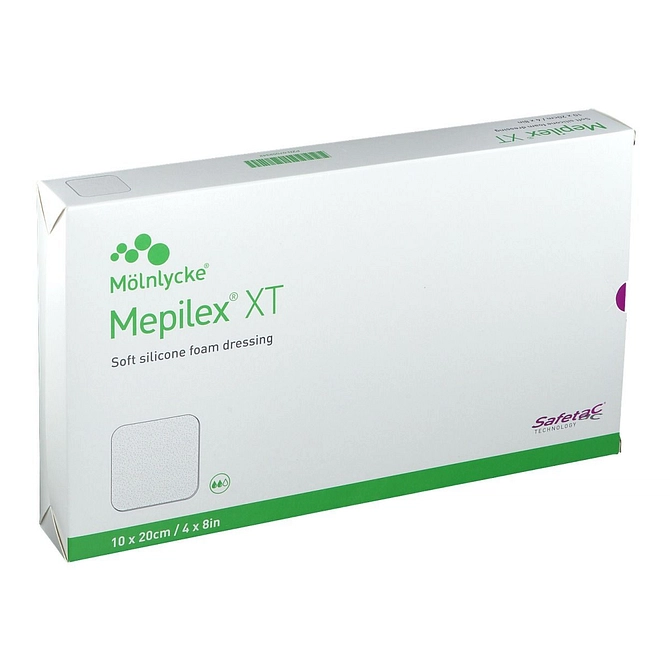 Medicazione Assorbente In Schiuma Di Poliuretano Mepilex Xt Con Strato Di Contatto In Silicone 10 X20 5 Pezzi