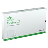 MEDICAZIONE ASSORBENTE IN SCHIUMA DI POLIURETANO MEPILEX XT CON STRATO DI CONTATTO IN SILICONE 10X20 5 PEZZI
