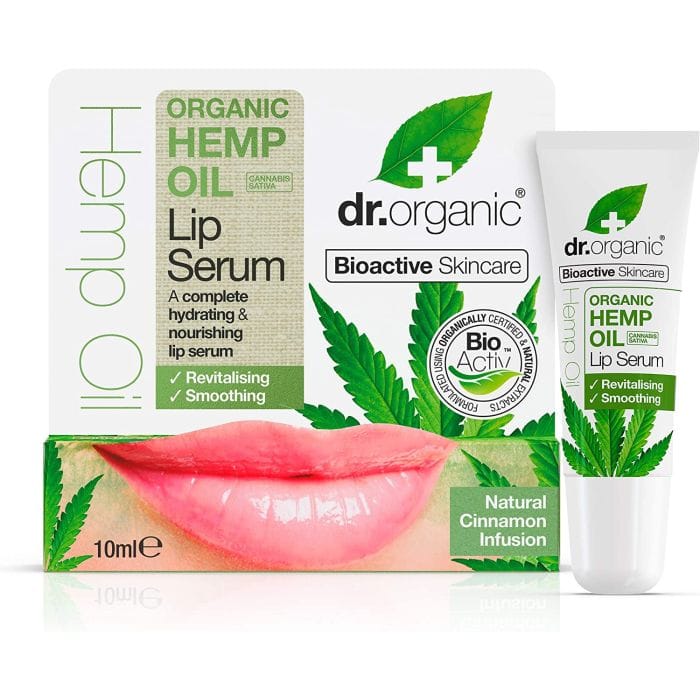 Dr Organic Hemp Oil Olio Di Canapa Lip Serum Siero Labbra 10 Ml