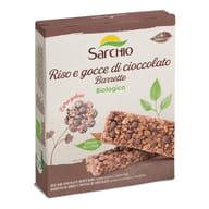 RISO E GOCCE DI CIOCCOLATO 4 BARRETTE BIOLOGICHE X 20 G