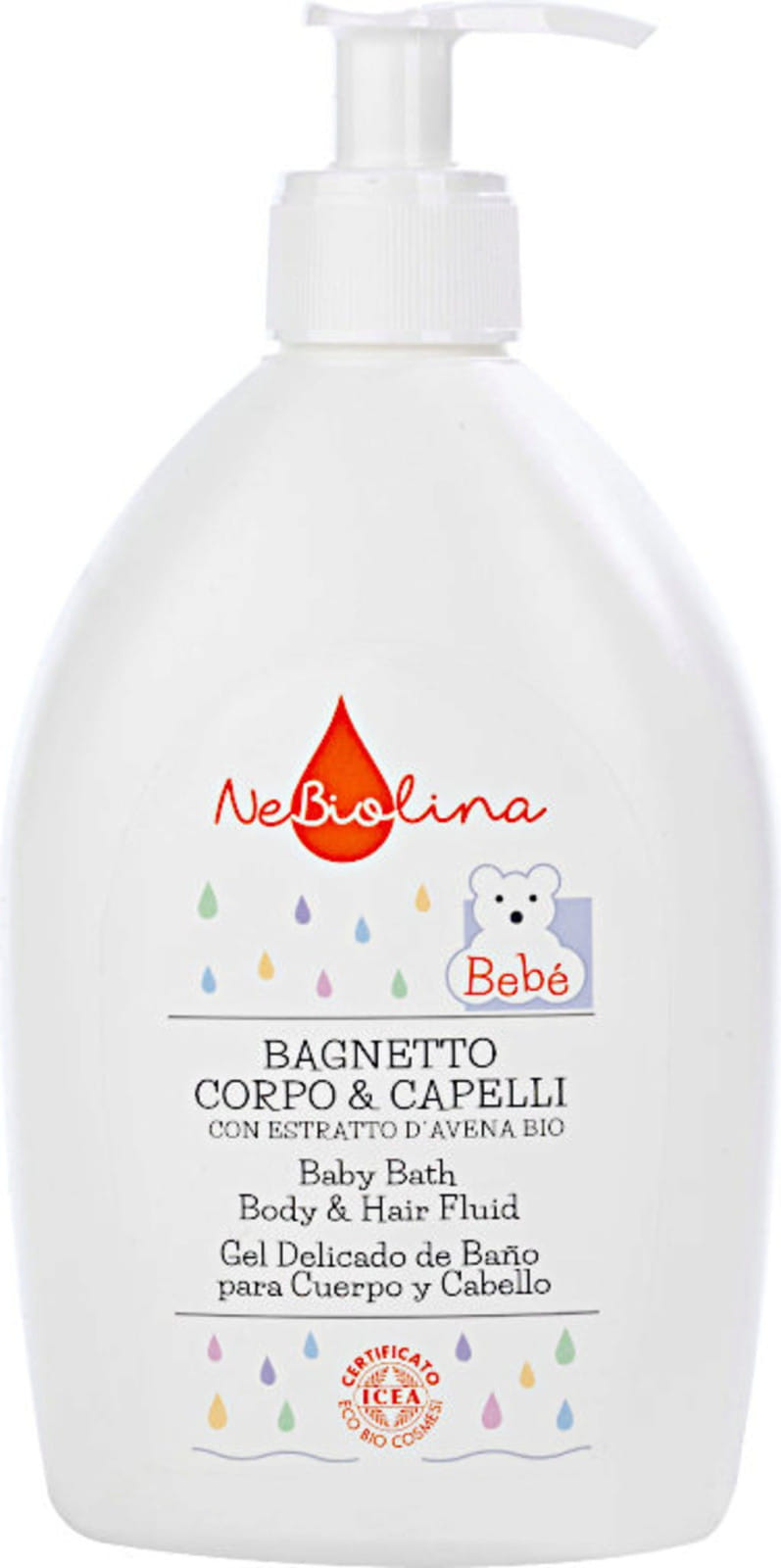NEBIOLINA BAGNETTO CORPO & CAPELLI 500 ML