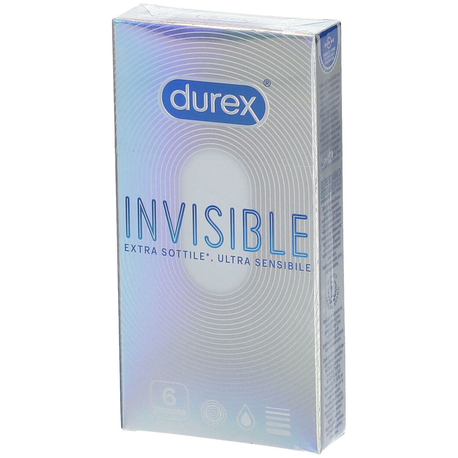 Durex Invisible Profilattico 6 Pezzi