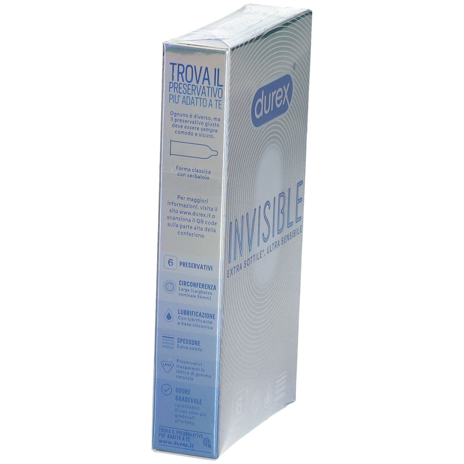 DUREX INVISIBLE PROFILATTICO 6 PEZZI