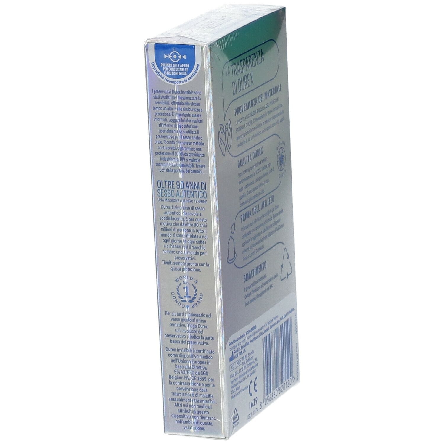 DUREX INVISIBLE PROFILATTICO 6 PEZZI