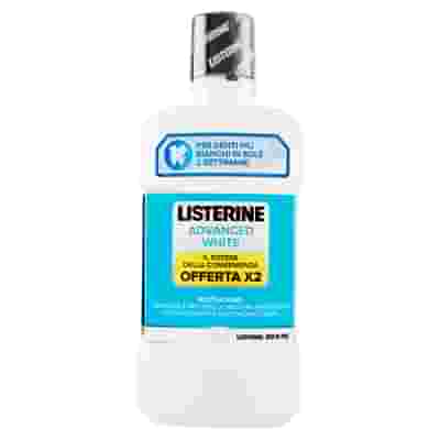 LISTERINE ADVANCE WHITE 500 ML X 2 PEZZI