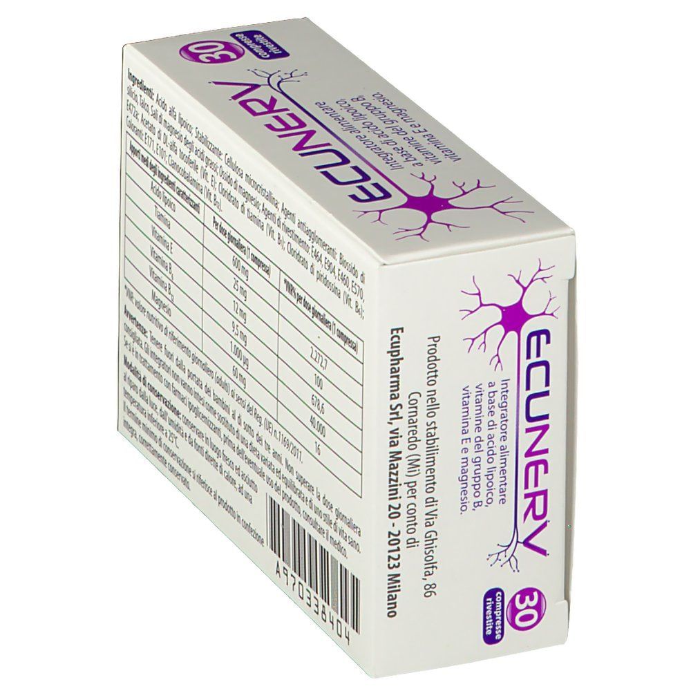 ECUNERV 30 COMPRESSE RIVESTITE