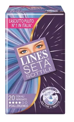 LINES SETA SOTTILE CON ALI X 20 PEZZI LINES SETA SOTTILE CON ALI X 20 PEZZI