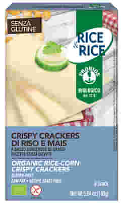RICE&RICE CRISPY CRACKERS DI RISO E MAIS 160 G