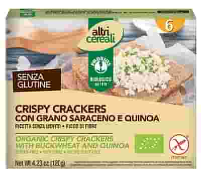 ALTRICEREALI CRISPY GRANO SARACENO SENZA LIEVITO 180 G