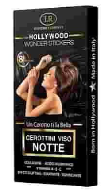 HOLLYWOOD WONDER STICKERS CEROTTINI VISO NOTTE ANTI AGE EFFETTO LIFTING 5 BUSTINE CON 10 CEROTTINI + 10 BUSTINE CON 20 CEROTTINI