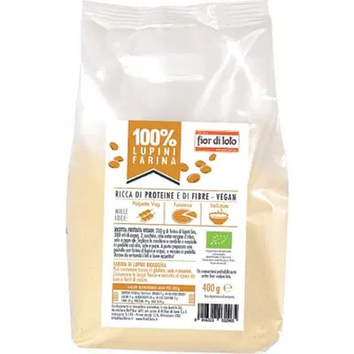 FIOR DI LOTO FARINA DI LUPINI BIO 400 G FIOR DI LOTO FARINA DI LUPINI BIO 400 G