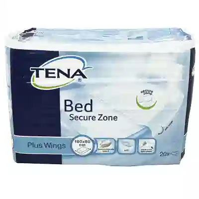 TRAVERSA PER INCONTINENZA TENA BED PLUS RIMBOCCABILE 80X180 CM PLUS 20 PEZZI