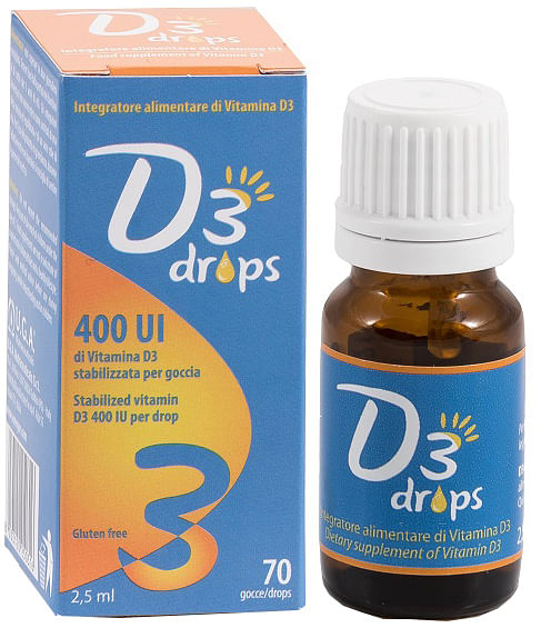 D3 Drops 400 Ui Flaconcino 2,5 Ml