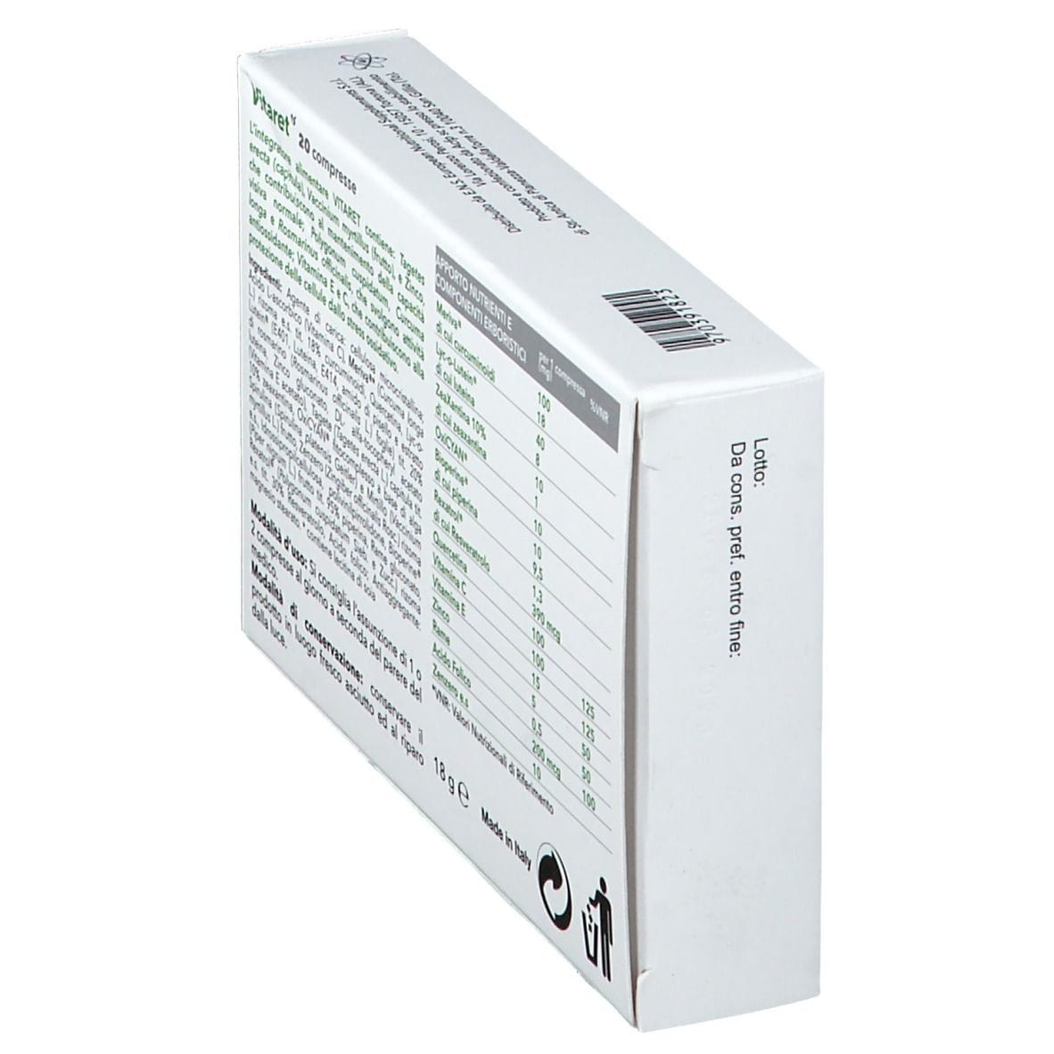 VITARET 20 COMPRESSE