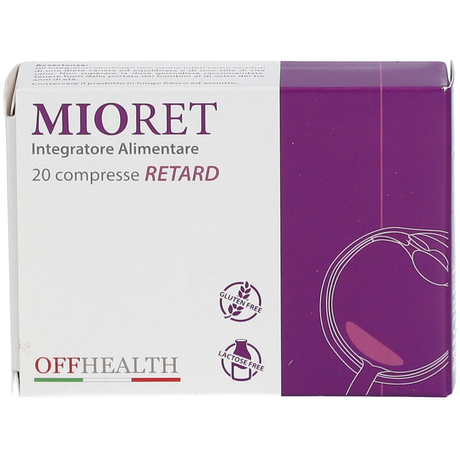 MIORET 20 COMPRESSE