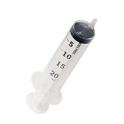 SIRINGA MEDS 20 ML SENZA AGO CONO CENTRALE LUER