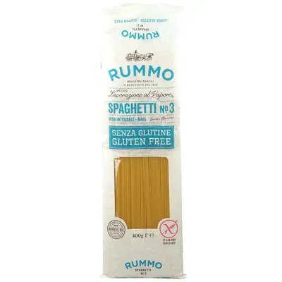 RUMMO SPAGHETTI N3 DI RISO INTEGRALE E MAIS 400 G RUMMO SPAGHETTI N3 DI RISO INTEGRALE E MAIS 400 G