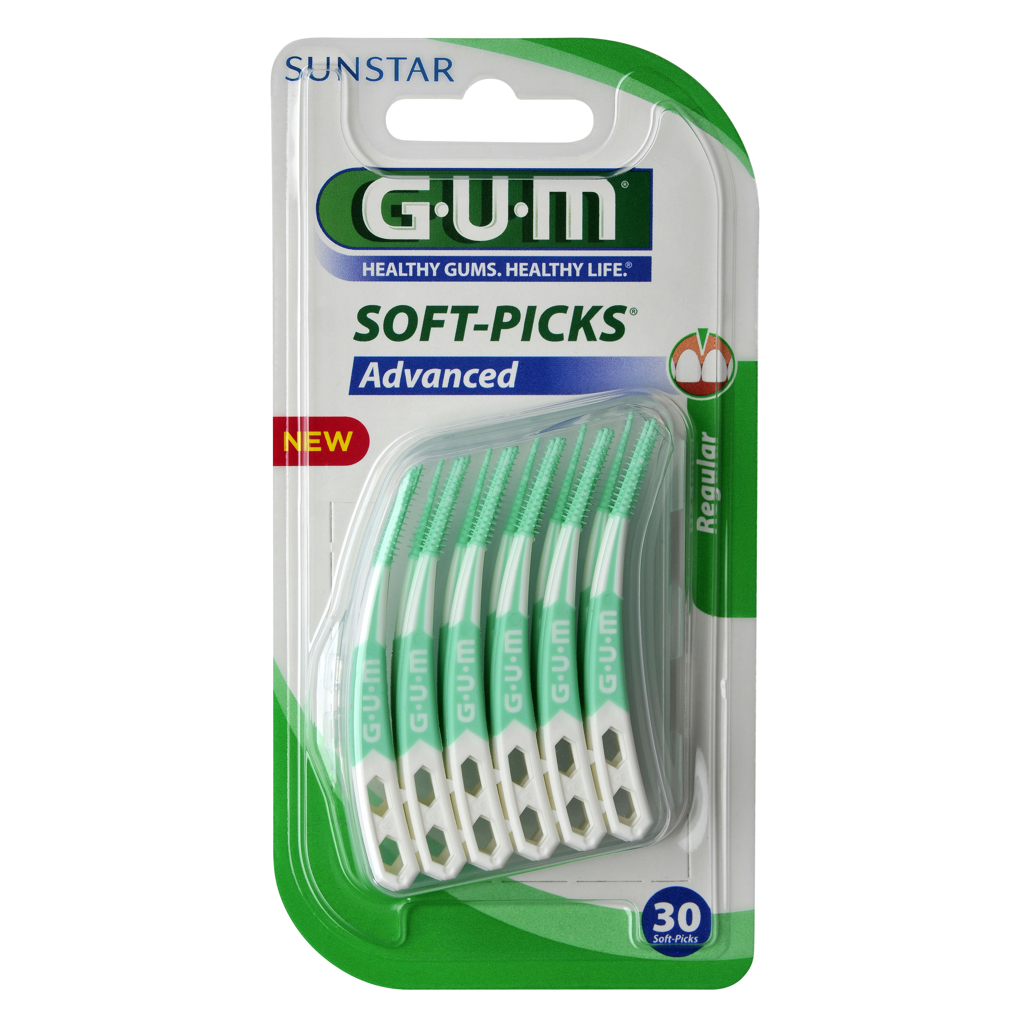 Gum Soft Picks Advanced 30 Pezzi