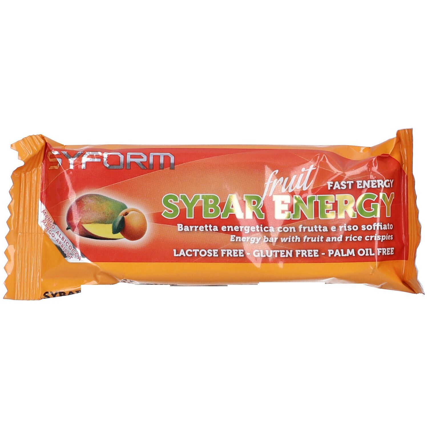 Sybar Energy Fruit Barretta Mango Albicocca 40 G