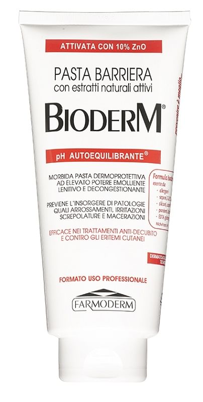 Bioderm Pasta Barriera Traspirante Ph Autoequilibrante Con 10% Zinco 300 Ml